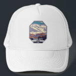 Boné Park City Utah Winter Area Emblem<br><div class="desc">Design de arte Park City Winter mostrando a paisagem de inverno.</div>