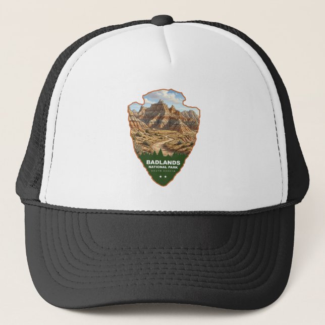 Boné Parque Nacional Badlands Arrowhead (Frente)