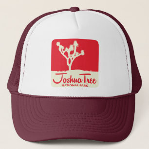 Boné Parque nacional de árvore de Joshua - vermelho