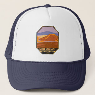 Boné Parque Nacional dos Vulcões Hawaii Mauna Kea Vint