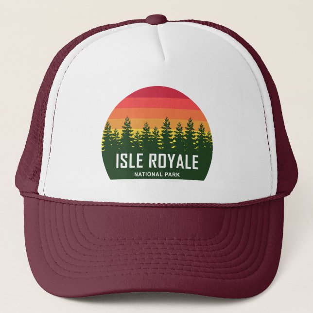 Boné Parque Nacional Isle Royale (Frente)