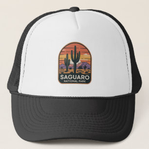 Boné Parque Nacional Saguaro Insígnia Vintage do Desert