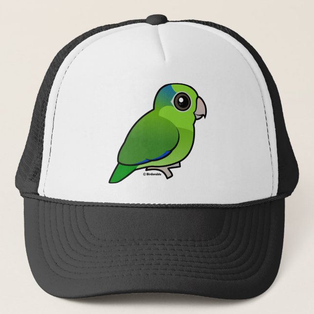Boné Parrotlet pacífico verde (Frente)