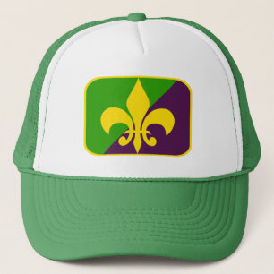 Boné Partido de NOLA Louisiana da flor de lis do