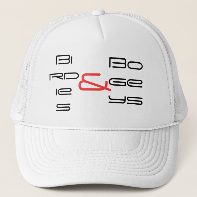 Boné Passarinhos, &, Bogeys (Frente)