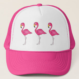 Boné Pássaro Flamingo Flamingos Tropical Rosa Quente