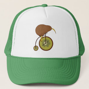 Boné Pássaro Kiwi Legal no Design de Fruta Kiwi