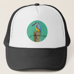 Boné Pássaro Kotare Kingfisher