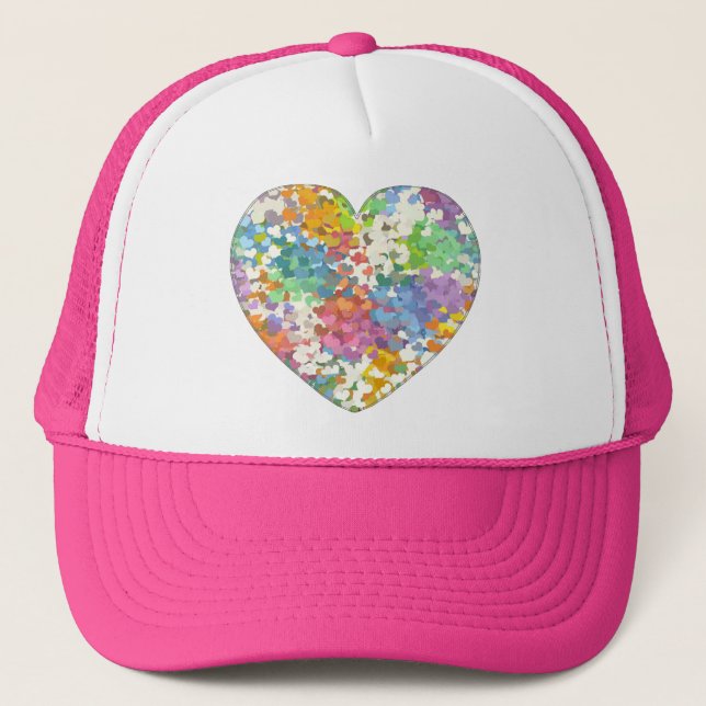 Boné Pastel Confetti Hearts (Frente)