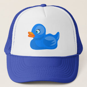 Boné Pato de borracha azul