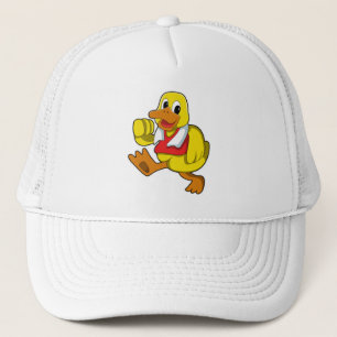 Boné Pato em Corrida