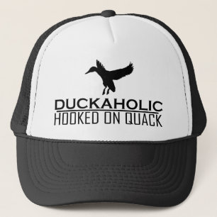 Boné Pato Engraçado Caçando Duckaholic