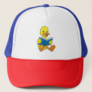 Boné Pato na Leitura com Livro