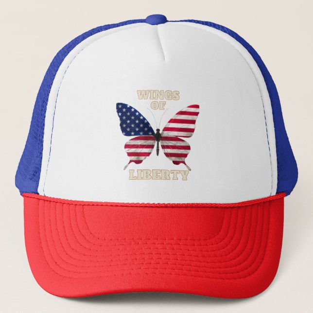 Boné Patriotic Butterfly Tee (Frente)