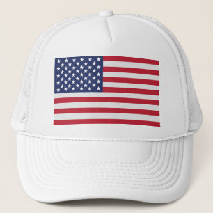 Boné Patriotic USA Flag Trucker Hat - Orgulho Americano