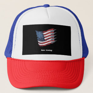 Boné Patriótica USA Flag Fighter Jets 4 de julho