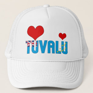 Boné Patriótico Adorável Sinalizador Tuvalu