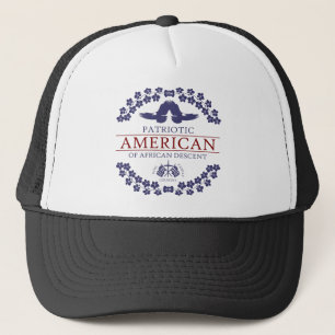 Boné PATRIÓTICO americano de ascendência africana