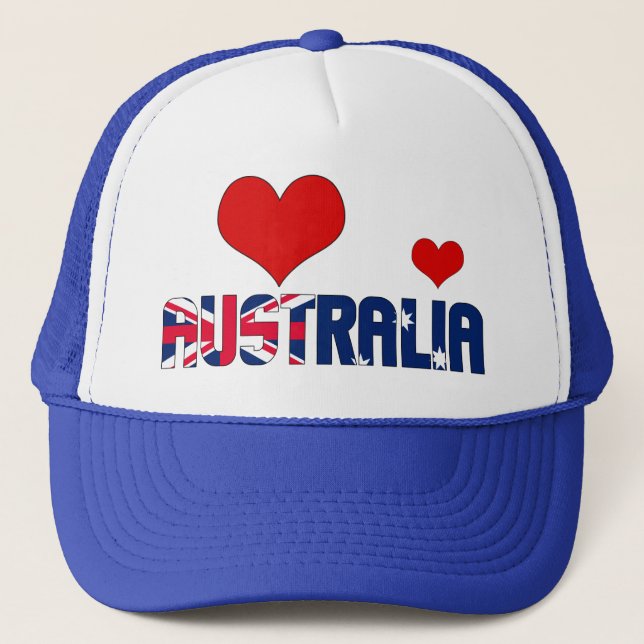 Boné Patriótico Bandeira da Austrália Adorável (Frente)