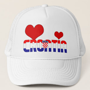 Boné Patriótico Bandeira da Croácia