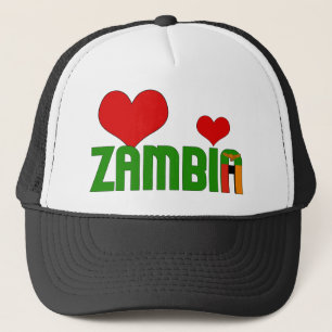 Boné Patriótico Sinalizador Adorável da Zâmbia