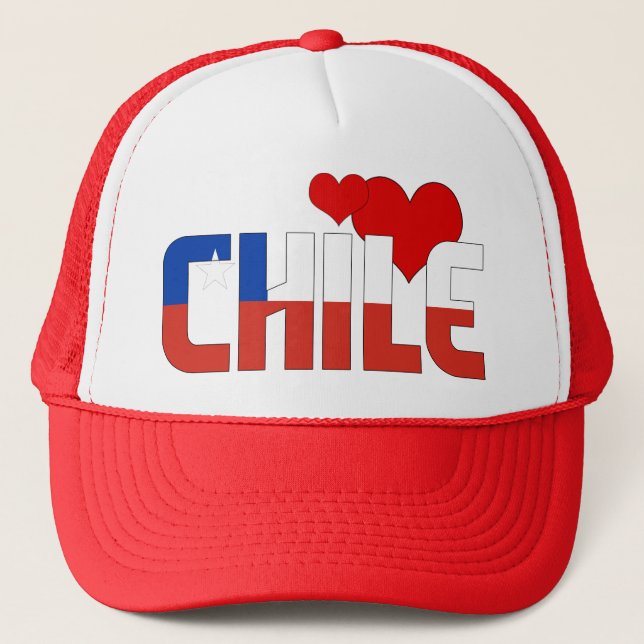 Boné Patriótico Sinalizador Adorável do Chile (Frente)