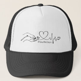 Boné Pawfection One-Line Art – Minimalist Dog Lover