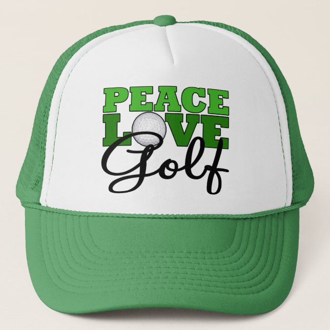 Boné Paz, Amor e Golfe (Frente)