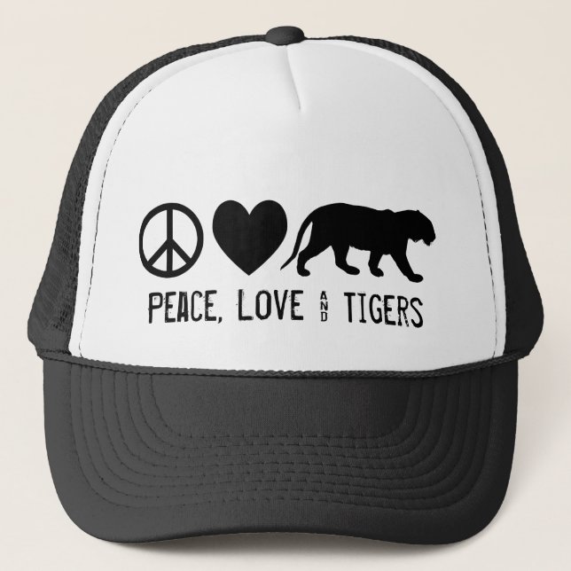 Boné Paz, Amor e Tigres (Frente)