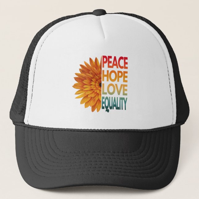 BONÉ PAZ AMOR ESPERANÇA IGUALDADE  (Frente)