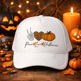Boné Paz Amor Halloween