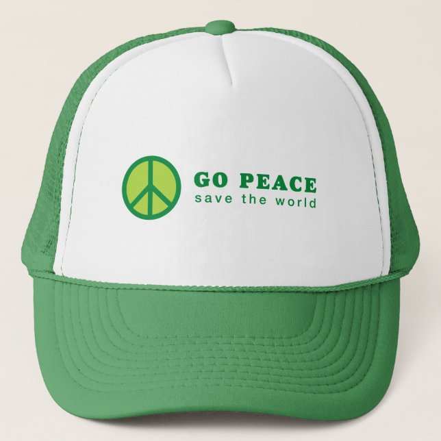 Boné Paz em Paz (Verde) (Frente)