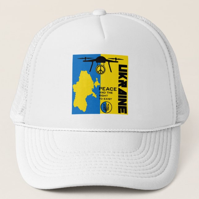 Boné Paz Para A Ucrânia (Frente)