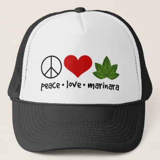 Boné Peace Love Marinara Basil Deixa Cluster