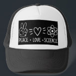 Boné Peace Love Science<br><div class="desc">Peace Love Science</div>