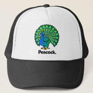 Boné Peacock. do pavão