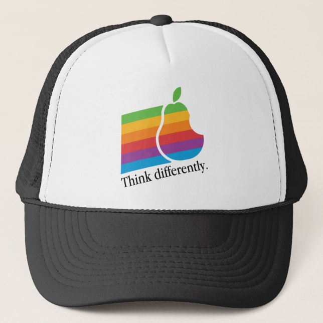 Boné Pear Computers - Retro Apple Computers Parody Hat (Frente)