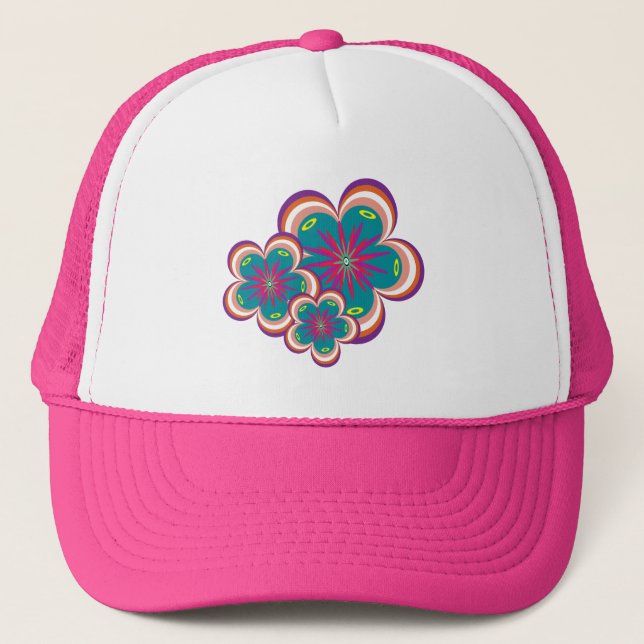 Boné Peculiar Blooms Trucker Hat (12 cores) (Frente)