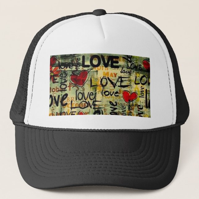Boné Pegue Um Pequeno Grafite De Amor (Frente)
