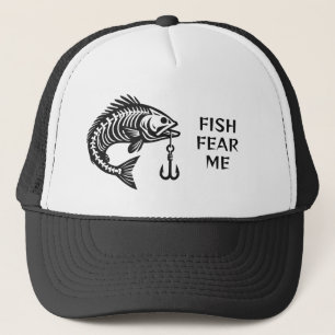Boné Peixe de Texto Personalizado