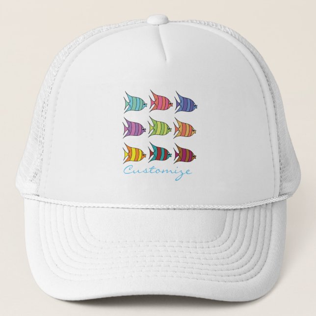 Boné Peixes Tropicais Multicoloridos Thunder_Cove (Frente)
