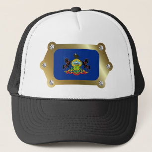 Boné Pennsylvania enquadrado Flag Hat