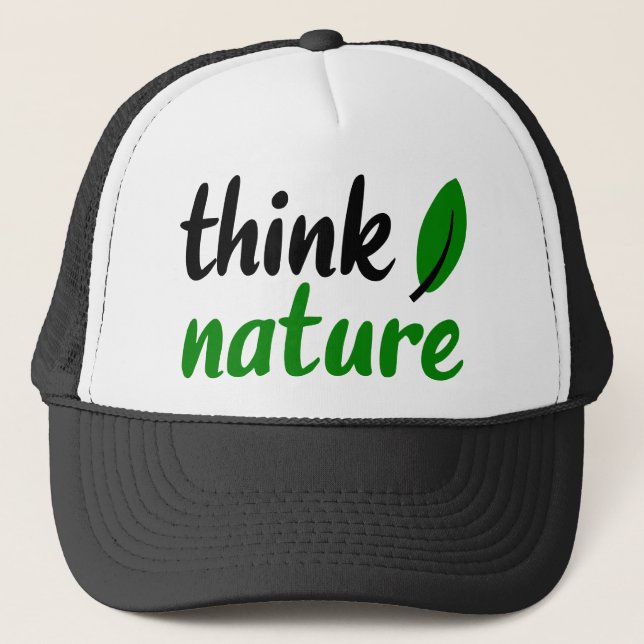 Boné pensar a natureza (Frente)