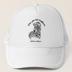 Boné Pense em Zebras