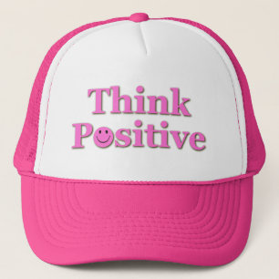 Boné Pense o positivo