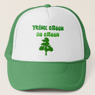 Boné Pense verde Seja Green Hat