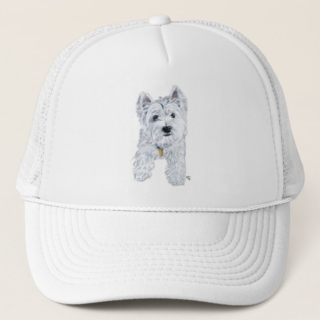 Boné Pequeno Westie Curioso (Frente)