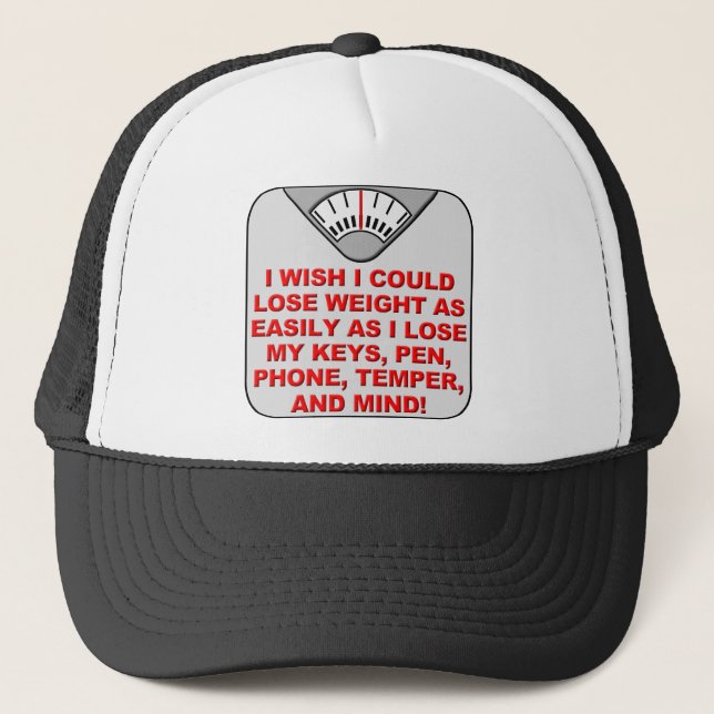 Boné Perca Peso E Minha Mente Gorro De Beisebol Engraça (Frente)