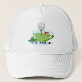 Boné Perfusão de Golf Infusão de Bandeja Verde