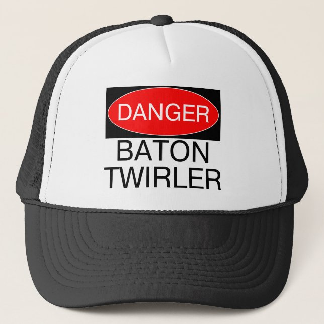 Boné Perigo - Bastão Giratório Camisa Divertida Caneca (Frente)